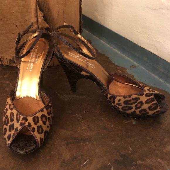 Vintage Couture Donald Pliner 1940’s open toe. - Picture 1 of 6